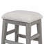 Ensemble de table de salle à manger 4 pièces, table de cuisine rétro et 3 chaises avec 3 tiroirs de rangement pour les petits espaces-680550459