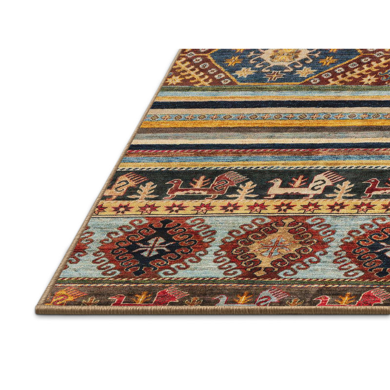 Abstract Indoor Rug, Rectangle 7' x 9'