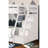 Transitional Twin Over Full Bunk Bed With White Finish, Rails And Joint Lock, Built-In Drawers Steps, Slat Kit For Mattress Support Insert Lock Joint, Storage Included