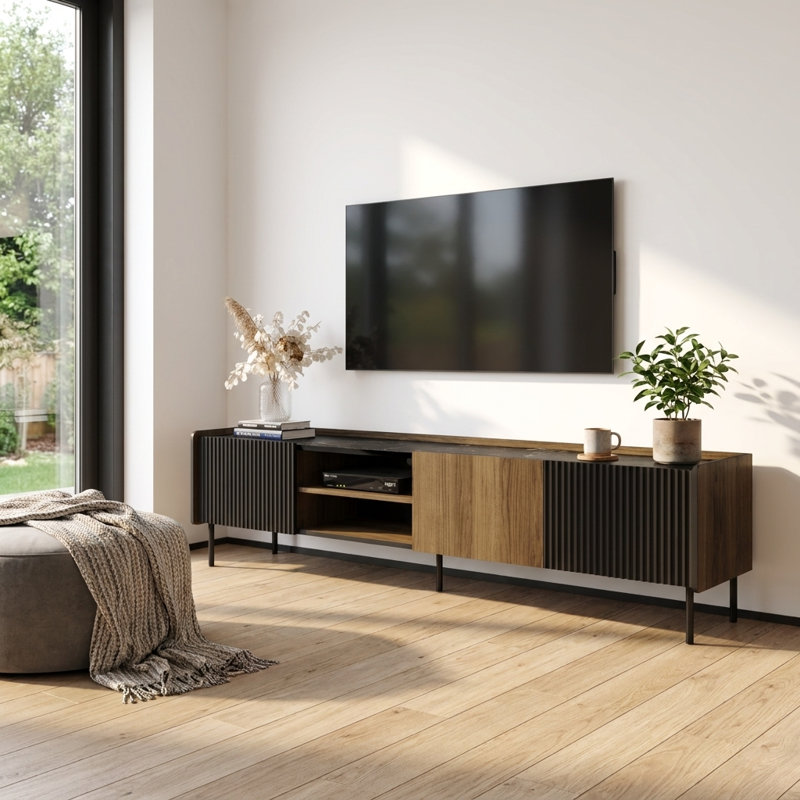 Brydan 78.7" Modern TV Stand with Matte Finish