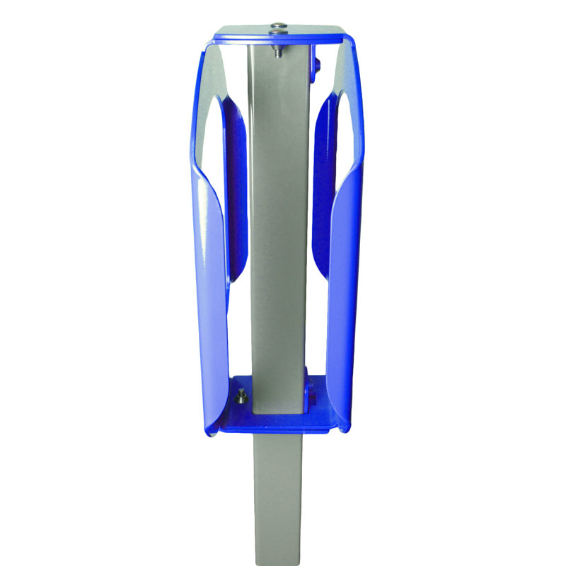 Support pour 2 vélos ancrés, Bleu
