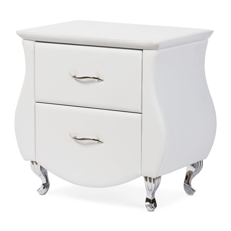 Mersudin 25.16'' W Nightstand, White