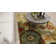 Niamalika Beige Modern Floral Area Rug