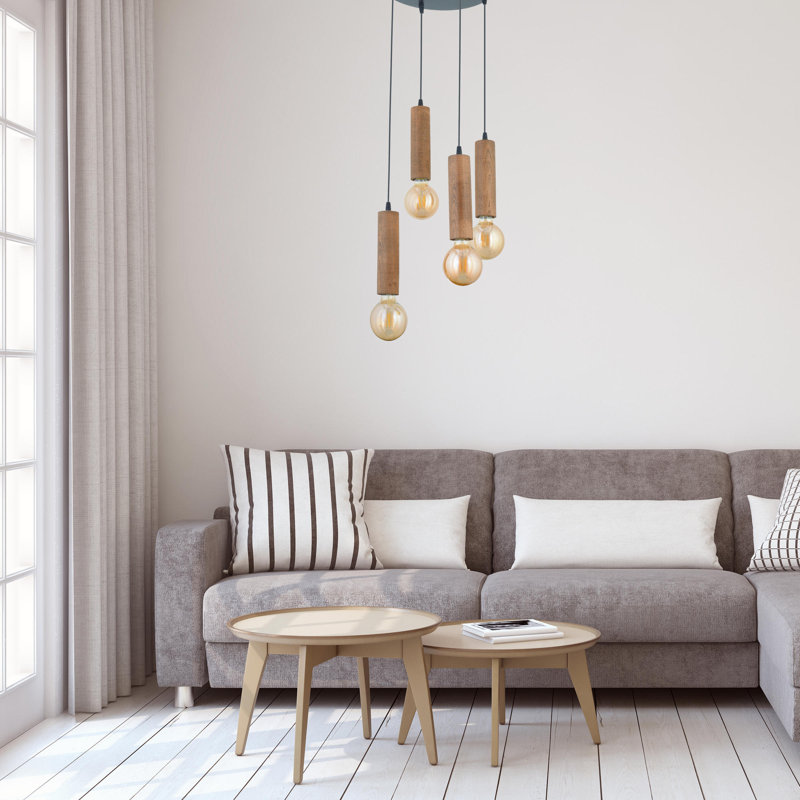 Luminaire suspendu grappe 4 lumières Biarni