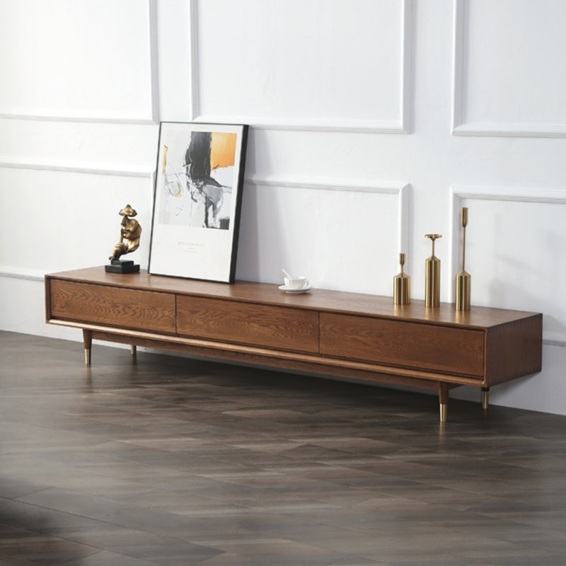 Meuble télé moderne et simple, H 15,75 po x L 82,68 po x l 15,75 po