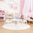 Teamson Kids 3 pc. Table w/Storage Net and Chairs Set