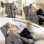 93cm Wide Velvet Lift Assist Standard Recliner-1823768271