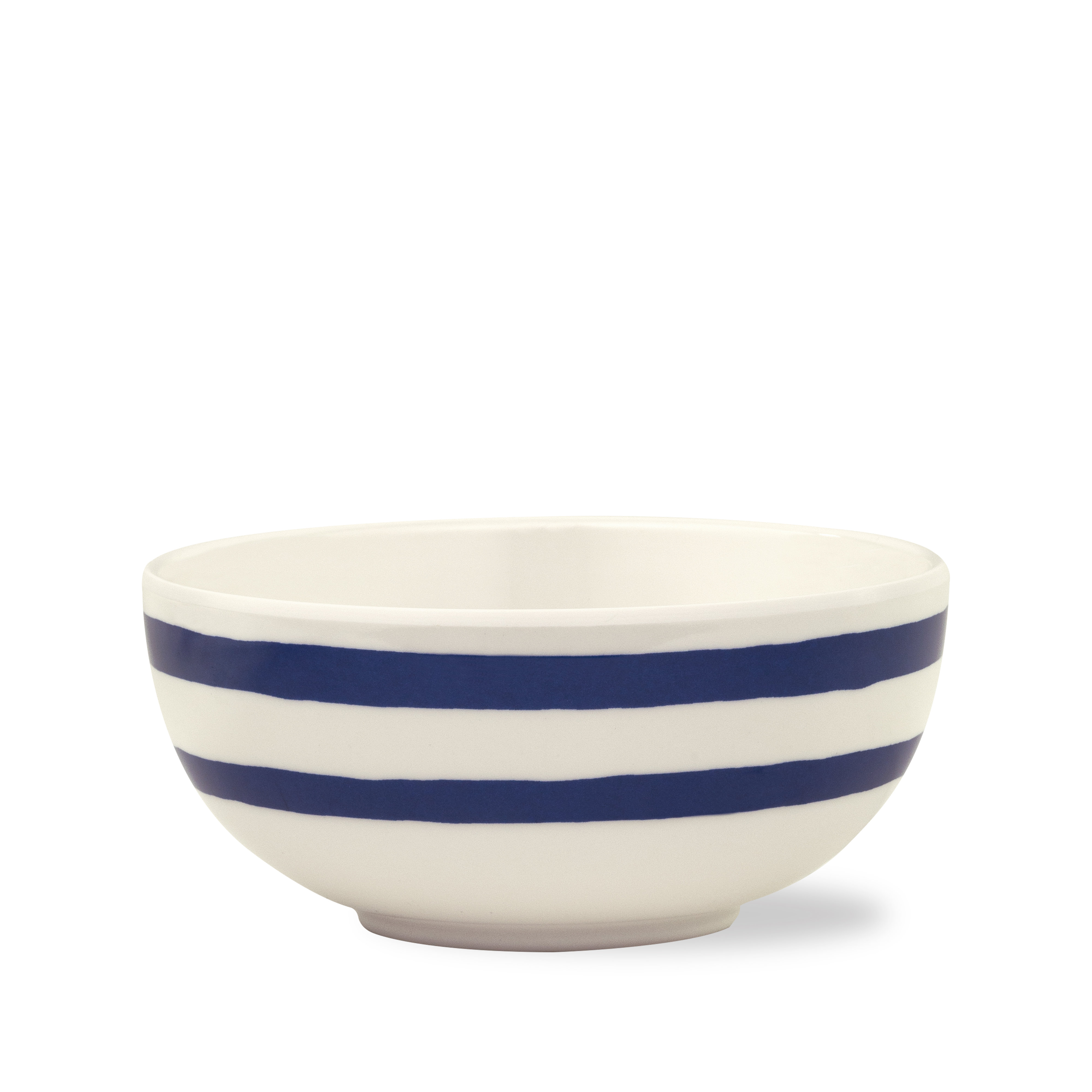 Heritage Blue Stripe Stoneware Mixing Bowls (Set of 4)