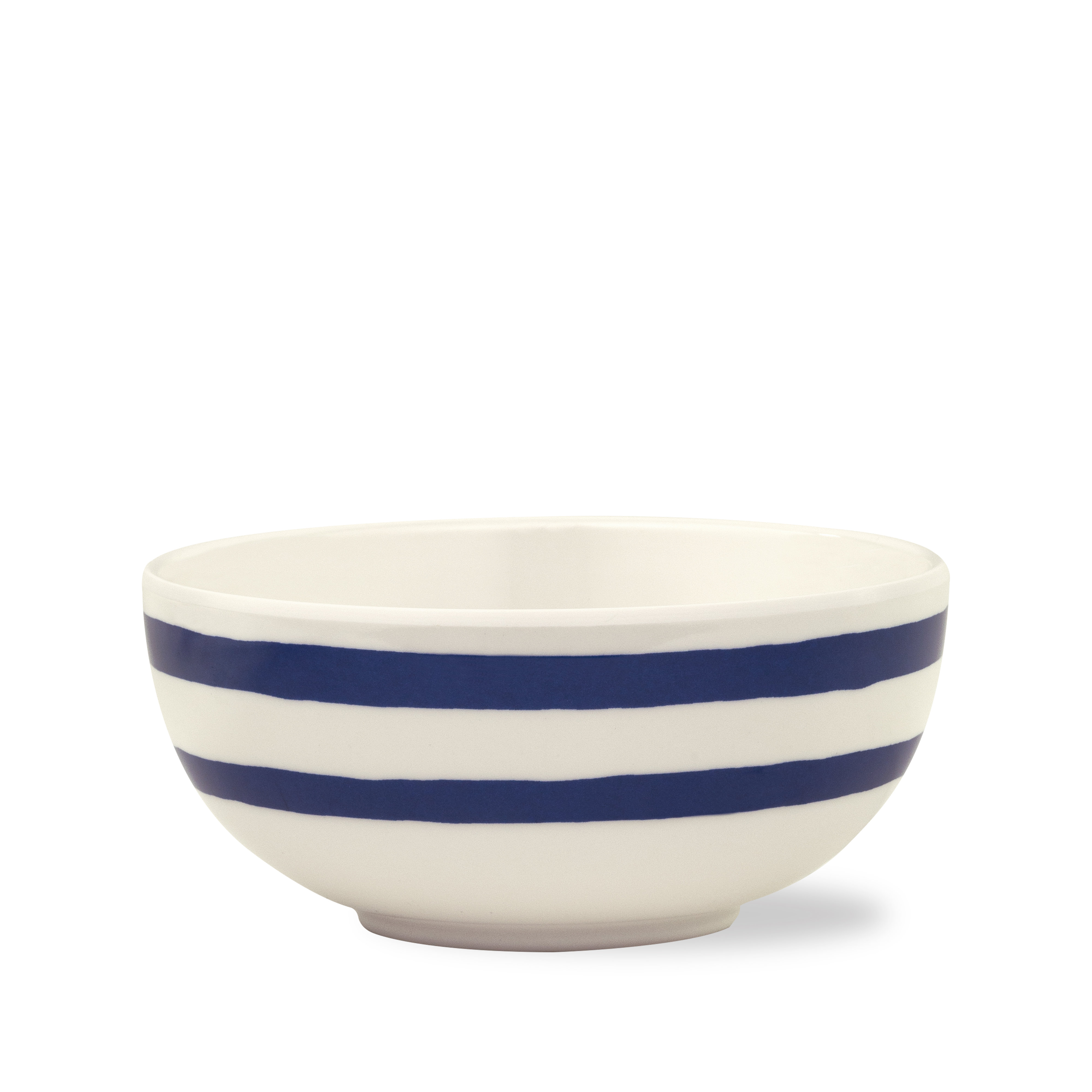 Heritage Blue Stripe Stoneware Mixing Bowls - Set of 4