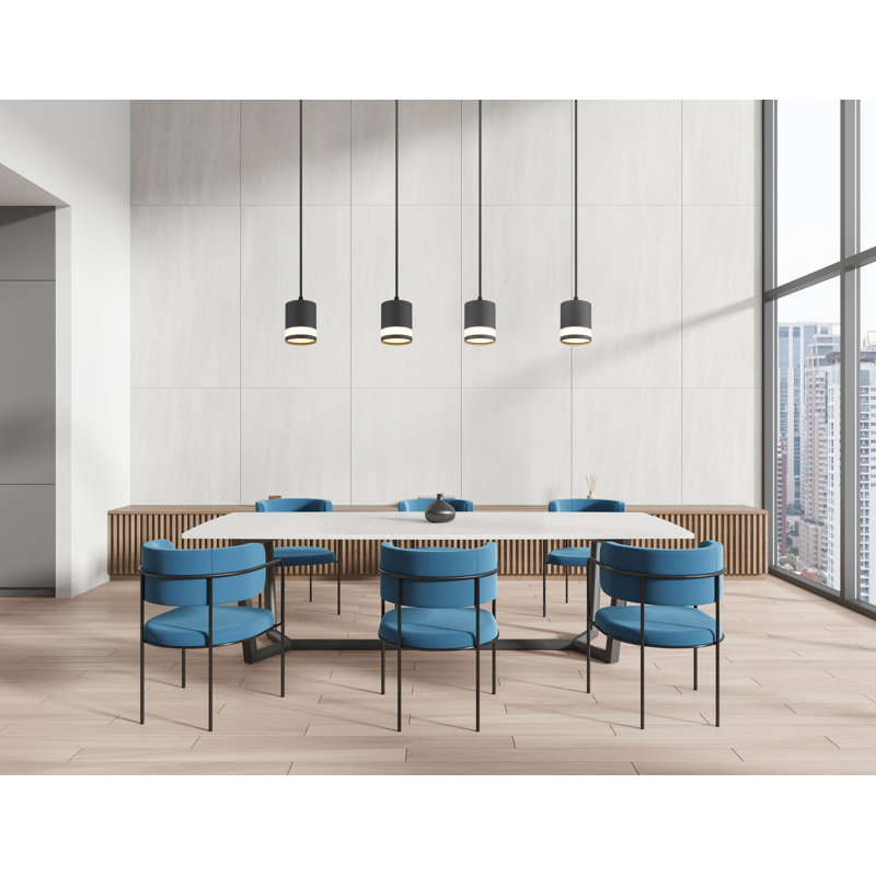 Dayla 4 - Light Matte Black Pendant