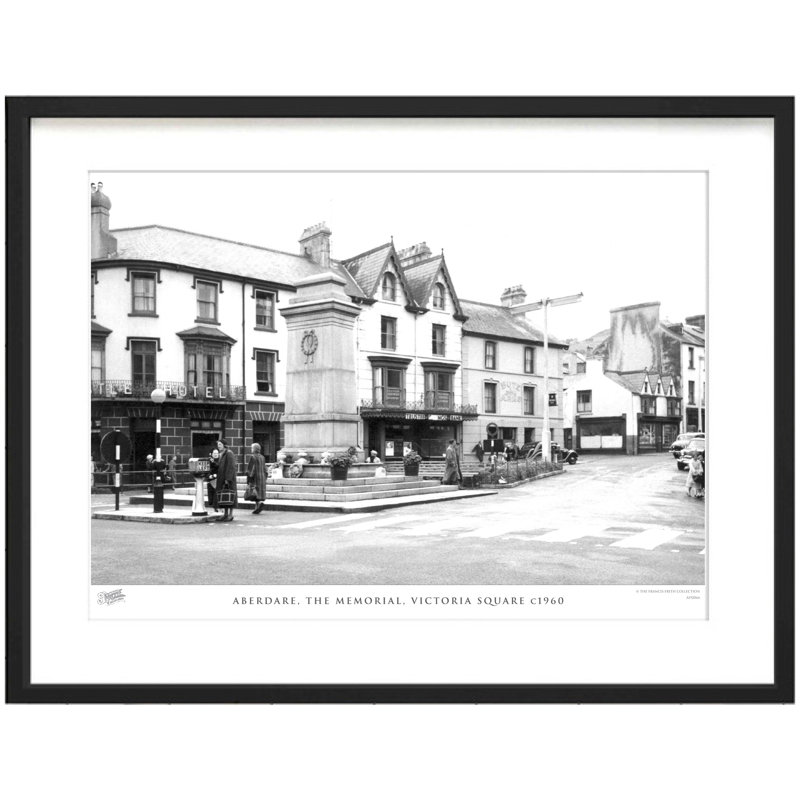 Aberdare, The Memorial, Victoria Square C1960 by Francis Frith - Single Picture Frame Print, 28cm H x 36cm W x 2.3cm D