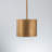 39" Modern 5-Light Dimmable Brass Oval Kitchen Island Chandelier