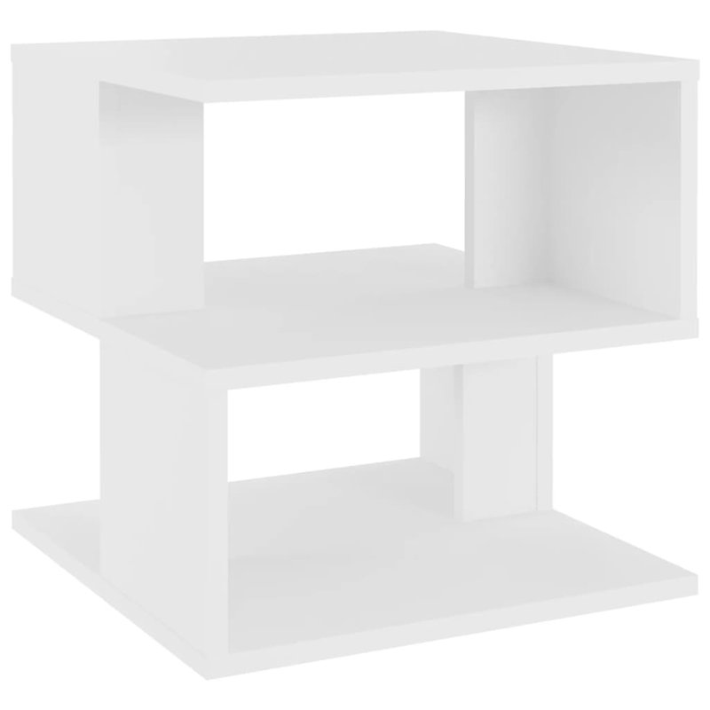 Side Table End Table Coffee Table Living Room Furniture Engineered Wood, White
