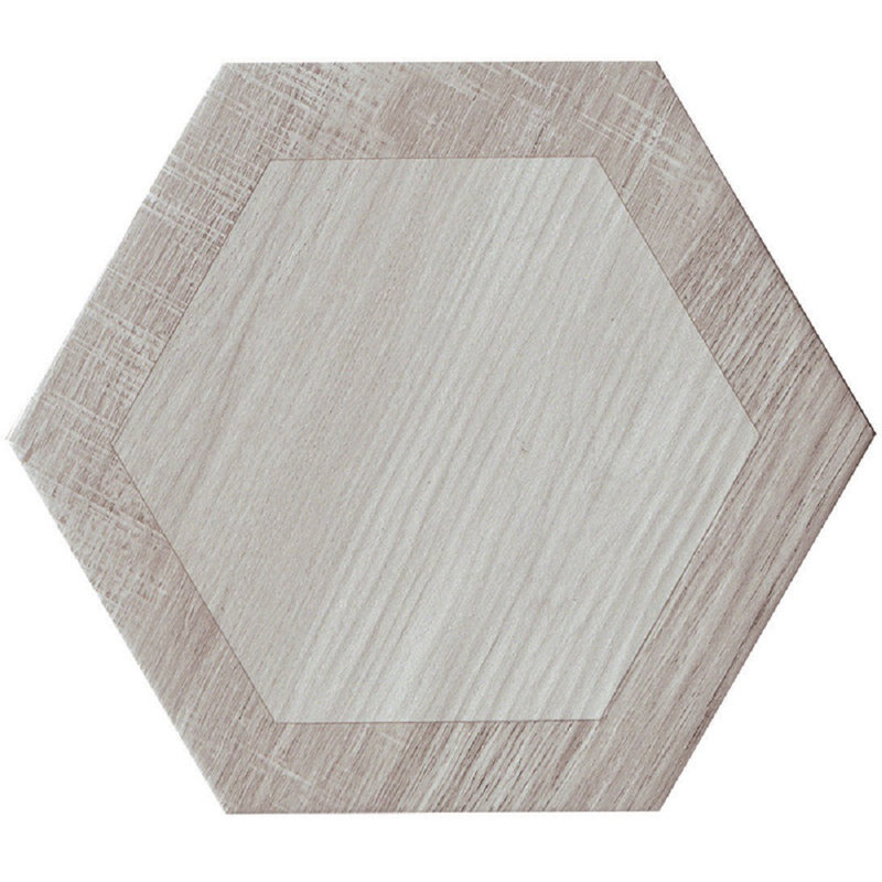 9" x 9" Porcelain Stone Look Wall & Floor Tile, Gray