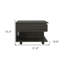  Table basse rectangulaire en bois manufacturé 22 po avec tiroir Espresso-129632689