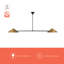 Suspension linéaire Dilys 58 po blanc antique-1659681596