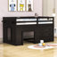 Lit mezzanine simple en bois avec tiroirs-838367854
