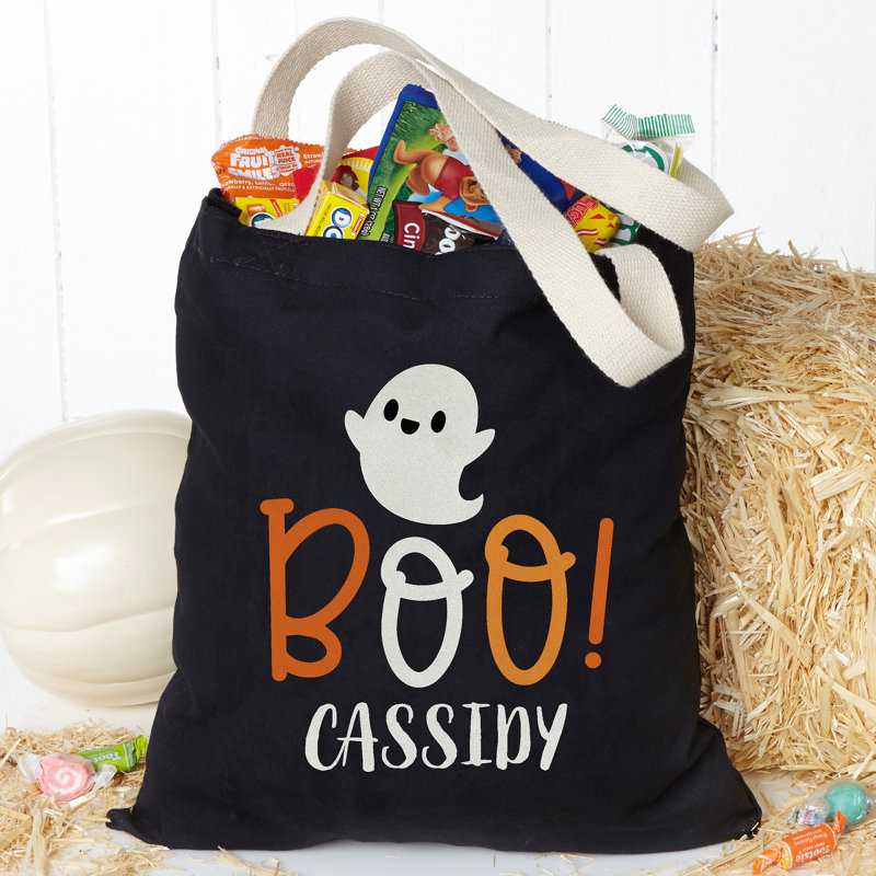 Boo! Sac à gâteries personnalisé Halloween, Oui