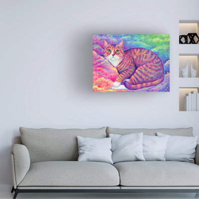 Rebecca Rebecca, art arc-en-ciel dans un nuage, art sur toile