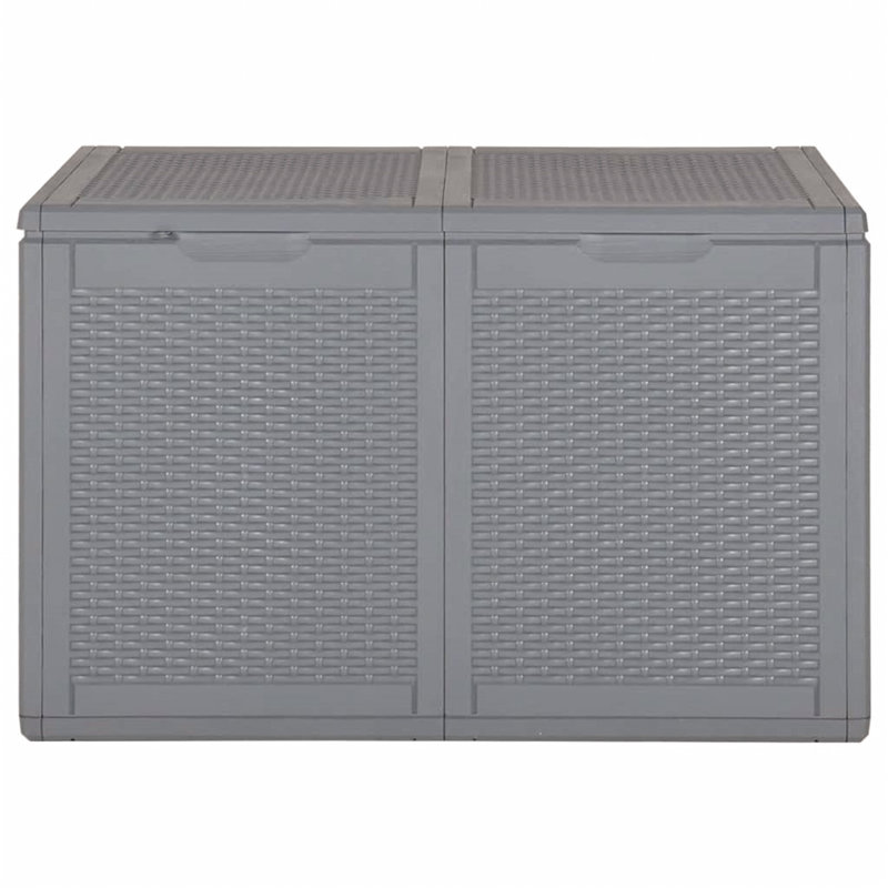 Rosalind Wheeler Cutaio 80.5cm W 180L Water Resistant Polypropylene Deck Box in Grey