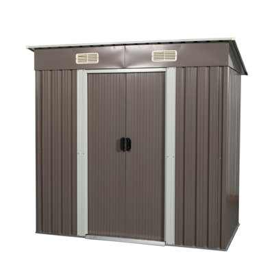 6Ft X 4Ft Outdoor Metal Storage Shed