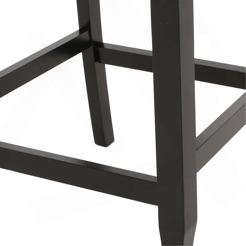 Tabourets de comptoir à oreilles capitonnés contemporains en tissu au design exquis et au confort supérieur