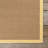 Wroblewski Authentic Hand-Woven Handmade Jute & Sisal Yellow & Brown Border Area Rug-24361893-123469321