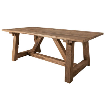 Bassano Teak Solid Wood Dining Table