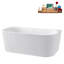Baignoire autoportante 59 po avec plateau interne 59 po Streamline-101413370