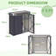 Metal Garden Storage Box Cabinet