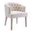 19.25'' H Linen Upholstered Armchair Tufted Dining Chairs For Dining Room-1560031260