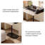 Table de coiffeuse 27,56 po