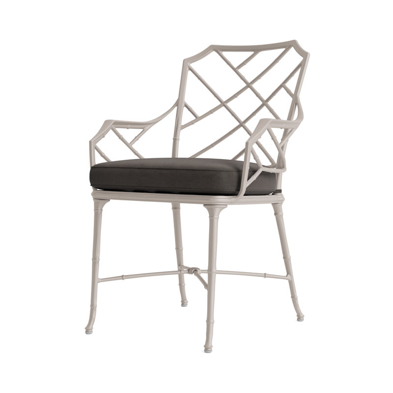 Calcutta Outdoor Dining Chair, Fusion Charcoal, Dove Smooth