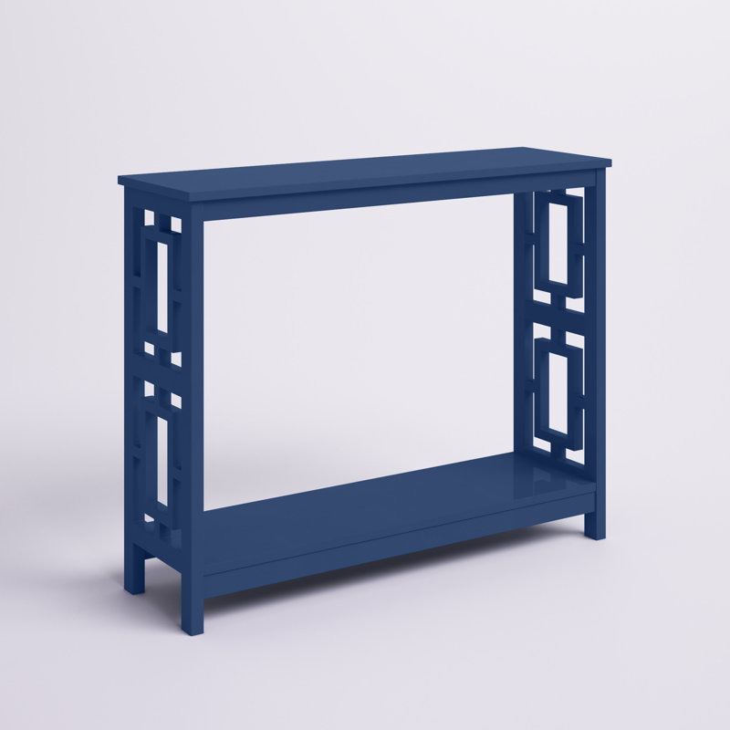 Carmeline 39.50'' Console Table, Cobalt Blue