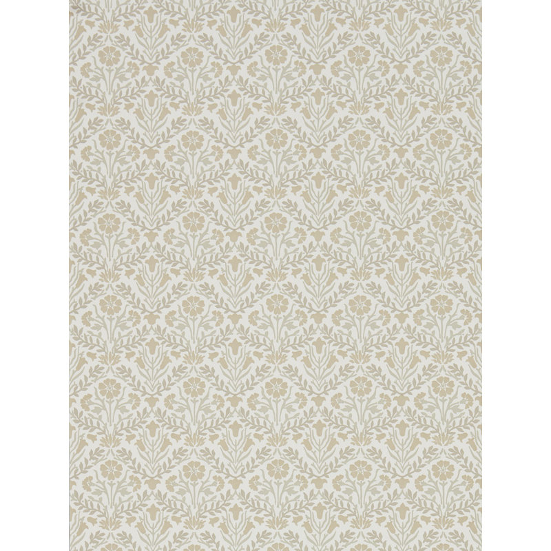 Bellflowers Wallpaper, Linen/Cream