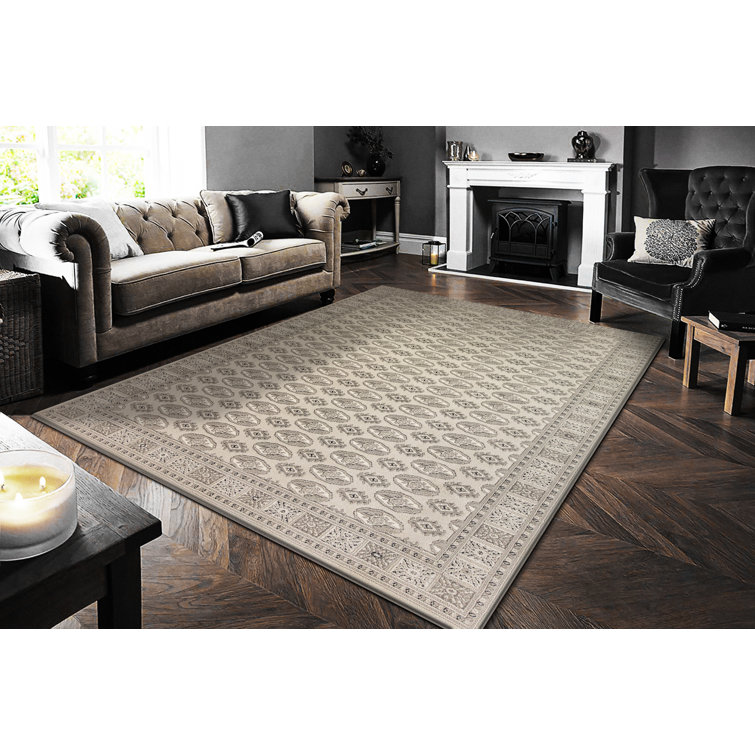 Tapis beige à motif géométrique Florentia