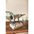  Cast Iron Crab Wine Bottle Holder – 7"L Black Matte Coastal Décor