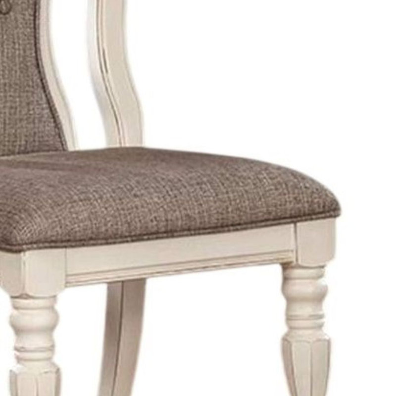 Ensemble de 2 chaises d'appoint capitonnées Haveno