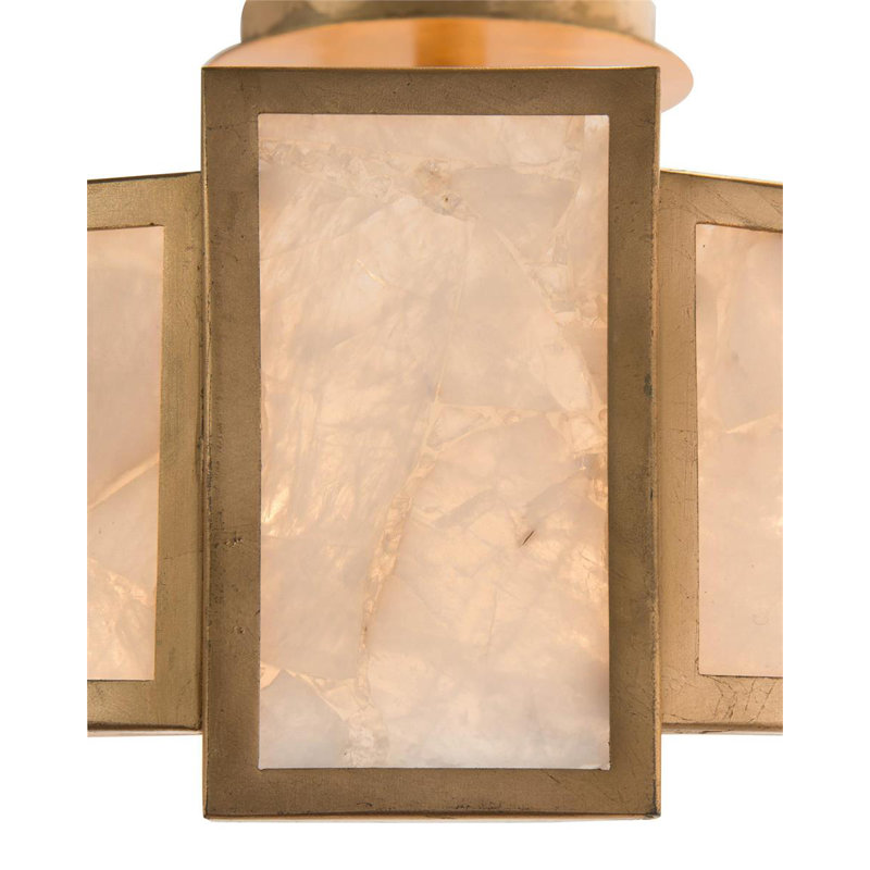 Plafonnier semi-encastré 20 po 6 lumières Calcite