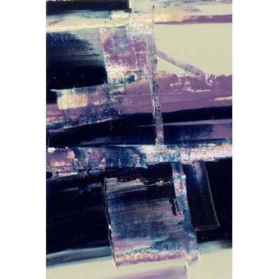 Violet Fusion I - Wrapped Canvas Painting