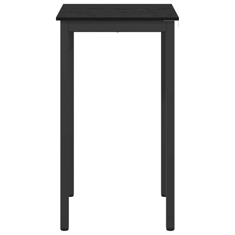 Standing Bar Table Engineered Wood, 105cmH x 60cmL x 60cmW, Black