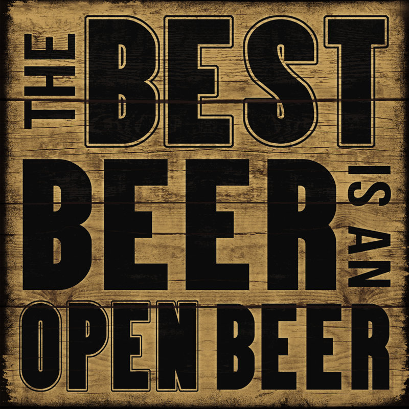 Best Beer 2 - Wrapped Canvas Print, 91cm H x 91cm W x 3.8cm D