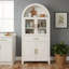 Armoire garde-manger en verre de 71 po avec tablettes réglables Oren-126144972