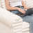Round Armrest Small Sofa Comfortable Short Plush Sofa Bed With Removable Cushion-437557294