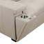Canapé modulaire en tissu Bouchicas Lit escamotable, crème-1566143633