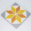 Assila 8" x 8" Cement Patterned Wall & Floor Tile-36587809