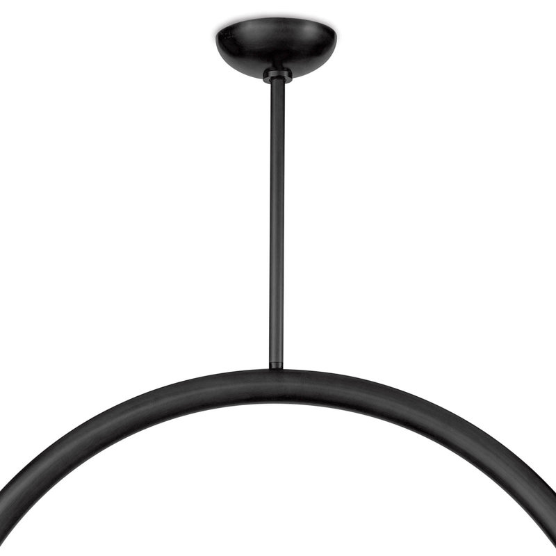 Happy Pendant, Oil Rubbed Bronze, 21.25" H x 33.5" W x 5" D