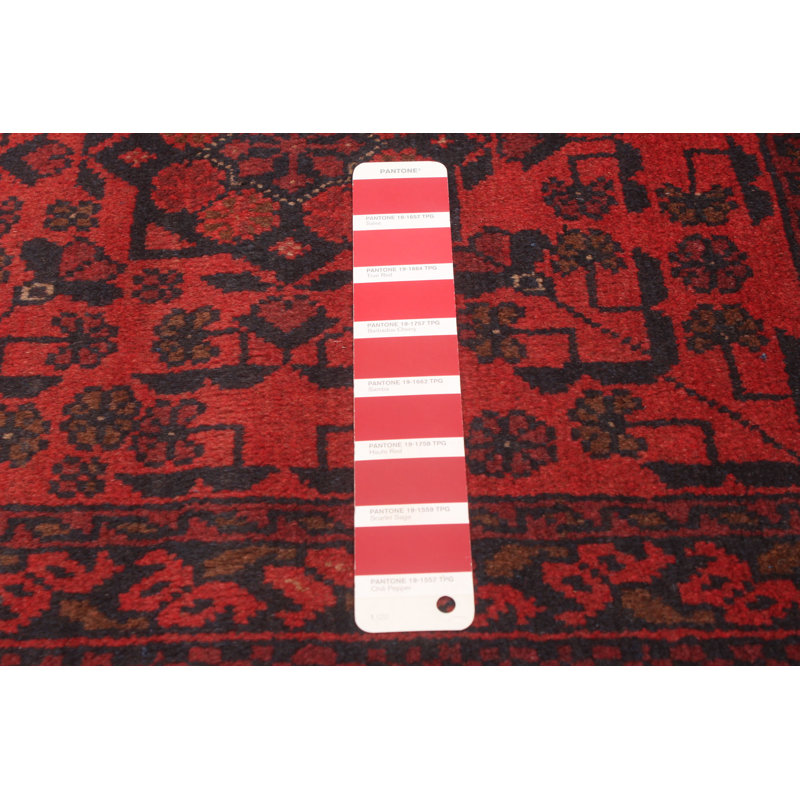 Tapis rouge Finest Khal Mohammadi 4 pi 4 po x 6 pi 6 po