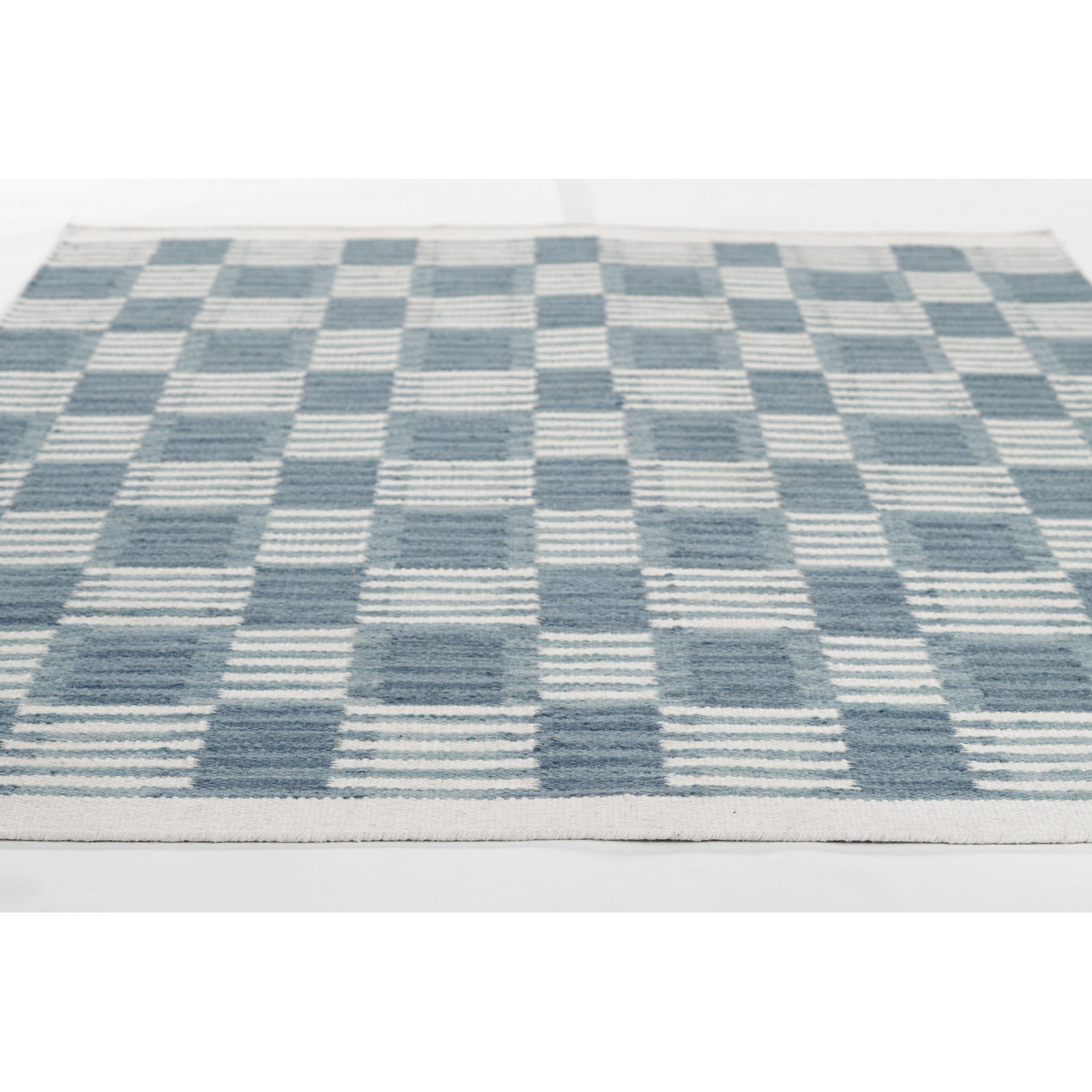 Freya Hand-Woven Geometric Wool Rug, Rectangle 9' x 12'