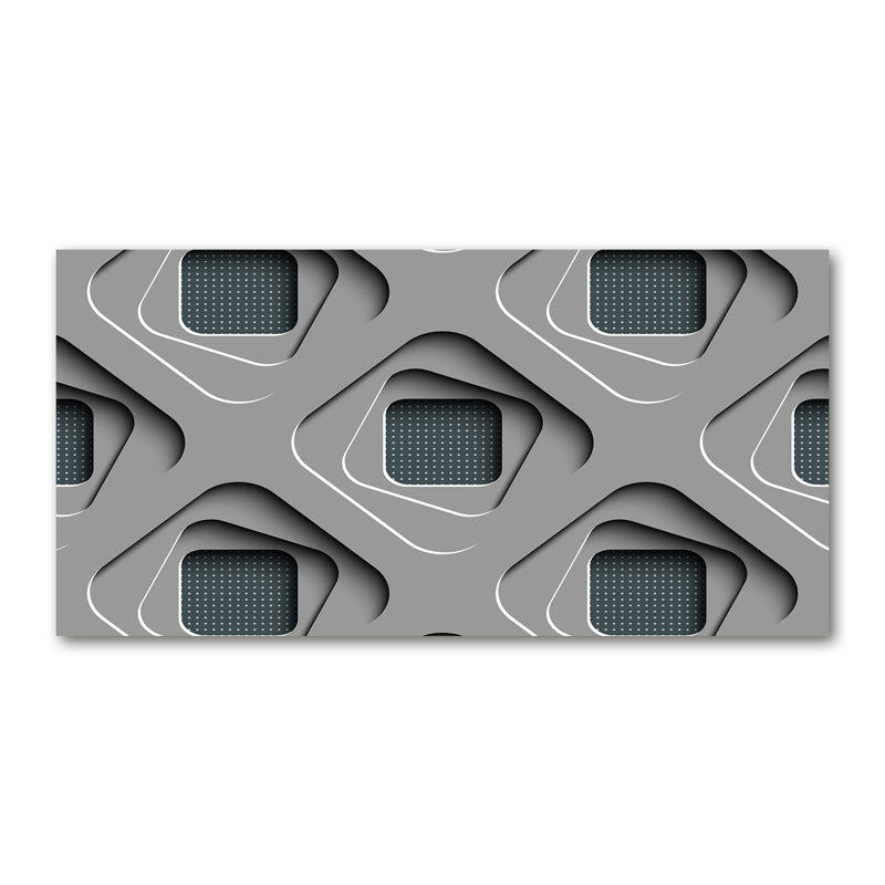 3D Abstraction - Wrapped Canvas Print, 60cm H x 120cm W